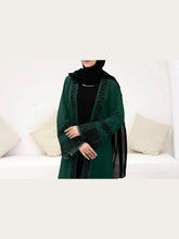 Mystical Green Abaya with Inner